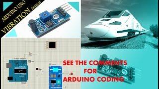 How to simulate vibration sensor using arduino uno in proteus ISIS professional #VibrationSensor