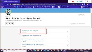 Create a Custom Object for Reviews | Build a Data Model for a Recruiting App | Salesforce