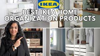 10 of the BEST IKEA HOME ORGANIZATION PRODUCTS YOU NEED!