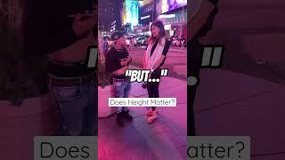Does Height Matter?!?  #height #viral #shorts #funny #interview