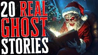 True Ghost Stories for Christmas Eve Night | Fire Crackle | Black Screen Sleep Compilation