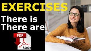 There is - There are - Exercises with answers + PDF - Easy English Lesson