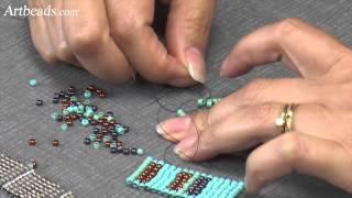 Artbeads Quick Tutorial - The Square Stitch with Cynthia Kimura