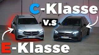 Wie unterschiedlich sind C-Klasse & E-Klasse als T-Modell?   Mercedes-Benz Fahrzeug Vergleich