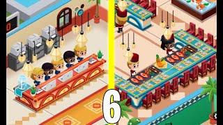 Idle Restaurant Tycoon! FINAL! MAX LEVEL Legendary Blue Oasis Restaurant EVOLUTION! PART 6