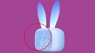 Before You Buy Bunny Night Light Alarm Clock for Girls Boys Teens Bedroom