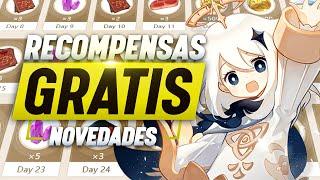 ¡ASI PUEDES CONSEGUIR RECOMPENSAS DIARIAS GRATIS en GENSHIN IMPACT!