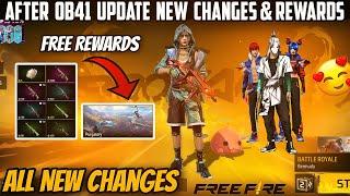 FREE FIRE AFTER OB41 UPDATE ALL NEW CHANGES AND FREE REWARDS | FREE FIRE