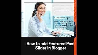 automatic featured post, slider for blogger