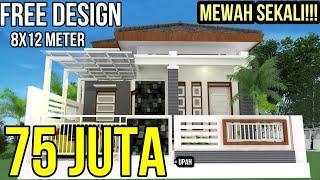 Rumah Minimalis Modern Terbaru 3 Kamar Tidur- (8x12 Meter)