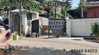 Automatic Swing Gate motor installed at Thevally, Kollam | Gate Automation in Kerala  8304884072