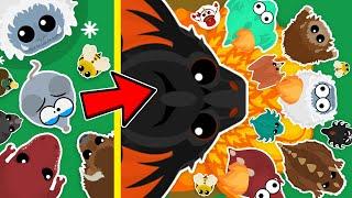 Mouse to KING DRAGON evolution in MOPE.IO