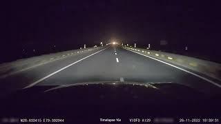 Bundelkhand Expressway from Agra-Lucknow Expressway at Kudrail to Hamirpur (Timelapse) in XUV700