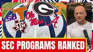 Josh Pate's SEC Program Power Rankings - 2025 Edition