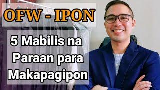 OFW Ipon Tips || "Paraan Para Mabilis Makapag Ipon ang Isang OFW