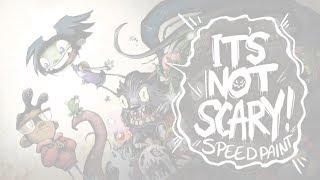 Its not scary Kickstarter speedpaint