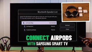 How to Connect AirPods to Samsung Smart TV! [Pair]