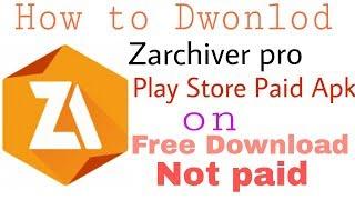 Zarchiver pro Download for free play store paid Apk Free