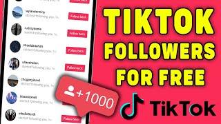 How To Get Free Tiktok Followers No Human Verification 2024