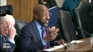 WATCH: Sen. Raphael Warnock questions RFK Jr. in confirmation hearing