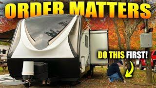 How to Set Up a Travel Trailer Correctly  Downloadable RV Setup Checklist for Beginners