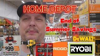  Hot New Deals at Home Depot  #milwaukee #dewalt #ryobi #tooldeals #savings #goodandbad #tools