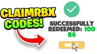 ALL NEW WORKING CLAIMRBX CODES 2024