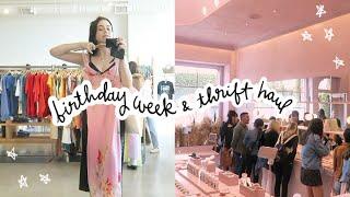 week in my life vlog: my birthday + thrift haul