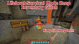 Lifeboat Survival Mode Keep Inventory Glitch