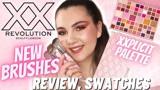 NEW XX REVOLUTION BRUSH SET, XXPLICIT Eyeshadow Palette | Review, Swatches, Makeup Tutorial