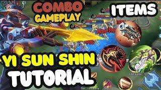 Yi Sun-shin Combo Tutorial Skill, Items Tips and Gameplay MLBB