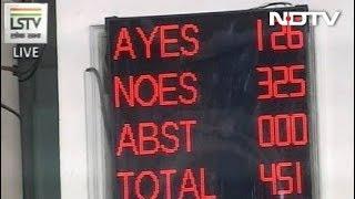 Government Comfortably Wins Vote On Opposition-Backed No-Trust Motion