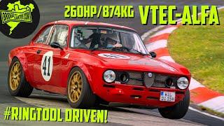 #RINGTOOL: 260hp VTEC Alfa Romeo driven on road and Nürburgring!