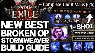 Path of Exile 2 - New Best 1 SHOT EVERYTHING Stormweaver Build Guide - Broken OP Shock Combo Found!