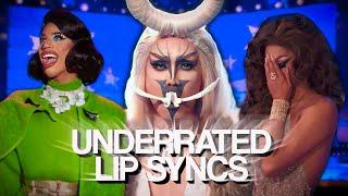 TOP 08 UNDERRATED LIP SYNCS FROM RUPAUL'S DRAG RACE 