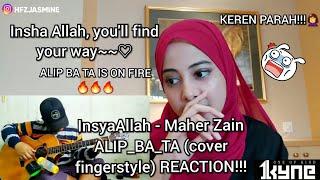 InsyaAllah - Maher Zain ALIP_BA_TA (cover fingerstyle) REACTION!!!