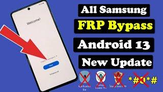 ALL SAMSUNG FRP BYPASS ANDROID 13 NEW SECURITY | NO TALKBACK NO *#0*0 NO APP | NEW METHOD