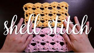 How to Crochet a Shell Stitch Pattern - Tutorial