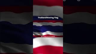 Thailand Waving Flag Animation