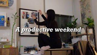 a productive weekend vlog fashion student in nyc