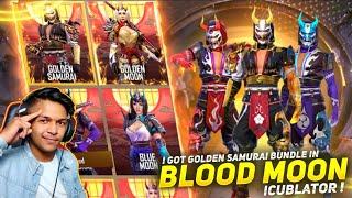 New Blood Moon Incubator Royale I Got Golden Samurai Bundle &  Frosted Samurai Garena Free Fire 2020