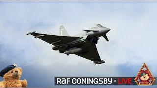 LIVE EUROFIGHTER TYPHOON FGR4 ACTION • TRAINING, POLICING AND QRA STATION RAF CONINGSBY 04.11.24