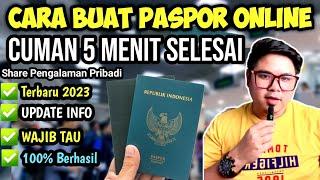CARA BUAT PASPOR ONLINE 2023 | persyaratan dan biaya membuat paspor terbaru | CARA DAFTAR M PASPOR