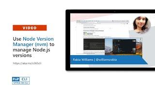 Use Node Version Manager (nvm) to manage Node.js versions