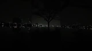 suasana malam yang mencekam di waduk pluit