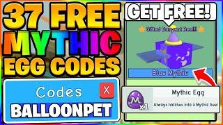 ALL 37 FREE MYTHIC BEE EGG CODES IN BEE SWARM SIMULATOR! Roblox