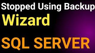 SQL Server Backup Wizard || SQL Server Backup Maintenance Task  || SQL Server Database Backup