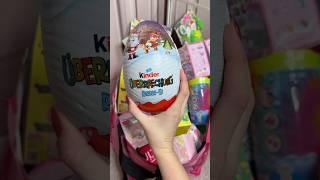 Giant Kinder Surprise Maxi Egg #holidayswithyoutube #asmrshorts #surpriseeggs #kindersurprise