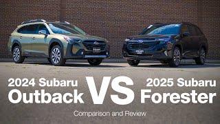2024 Subaru Outback vs 2025 Subaru Forester | Comparison and Review