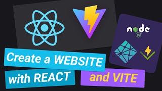 Create and Deploy a Website with REACT and VITE in under 10 minutes